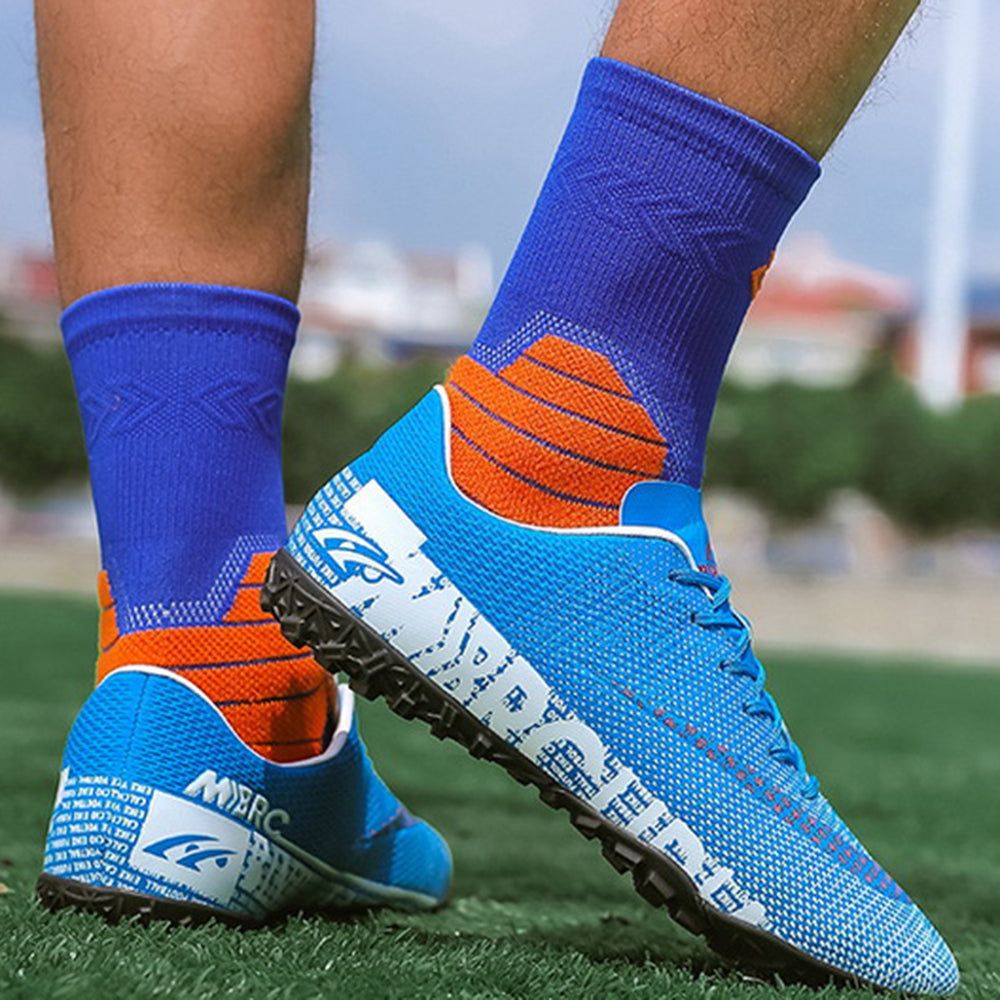 1313 One Pair Womens Soccer Cleats Mens Football Boots Low-Top Lace-Up Non-Slip Crushed Spikes Outdoor Sport Shoes Sneakers 1313 One Pair Womens Soccer Cleats Mens Football Boots Low-Top Lace-Up Non-Slip Crushed Spikes Outdoor Sport Shoes Sneakers